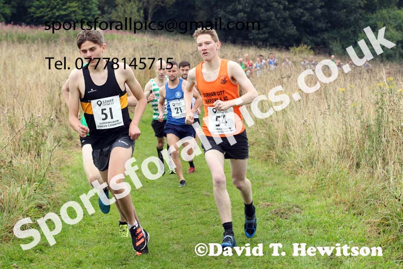 Senior Mens relay, 2021 Farringdon Open Cross Country, Sunderland . Photo: David T. Hewitson/Sports for All Pics